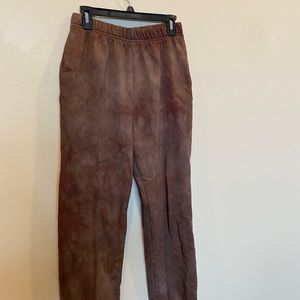 Hand dyed brown sweatpants